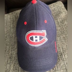 Vintage Montreal Canadiens CCM‎ Center Ice Hat Cap NHL